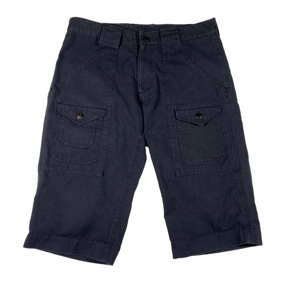 Moutain Research Canvas Cargo Half Pants Black men's size JPN L / 32x14.5 - Picture 1 of 8